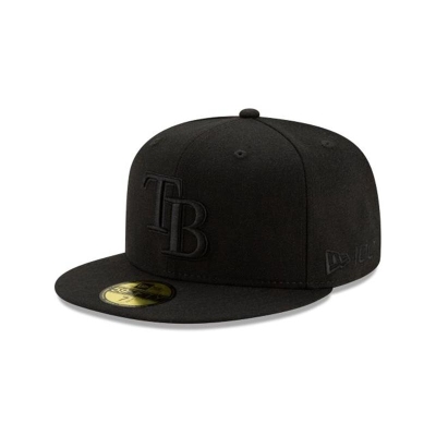 Tampa Bay Rays Gorra | New Era MLB Wool 59fifty Fitted Cap Mexico - Negros